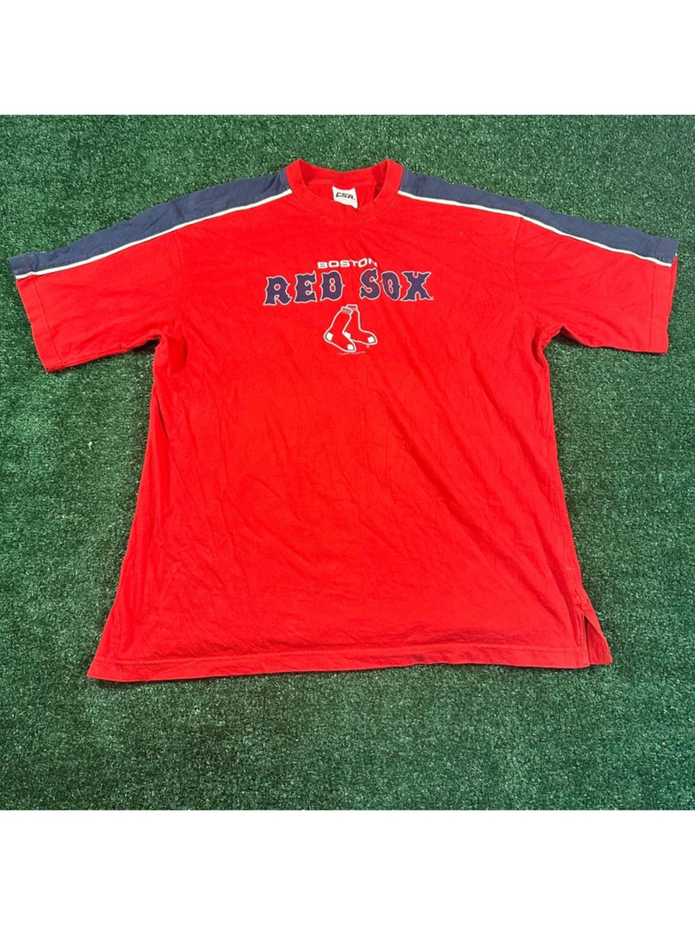 Y2K 2005 Boston red socks short sleeve shirt size xxl